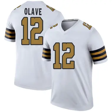 Men's Chris Olave New Orleans Saints White Jersey - All Stitched - Vgear